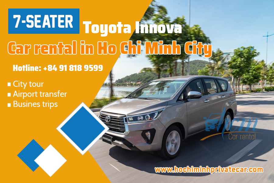 Toyota Innova 7 Seats Car rental Ho Chi Minh City