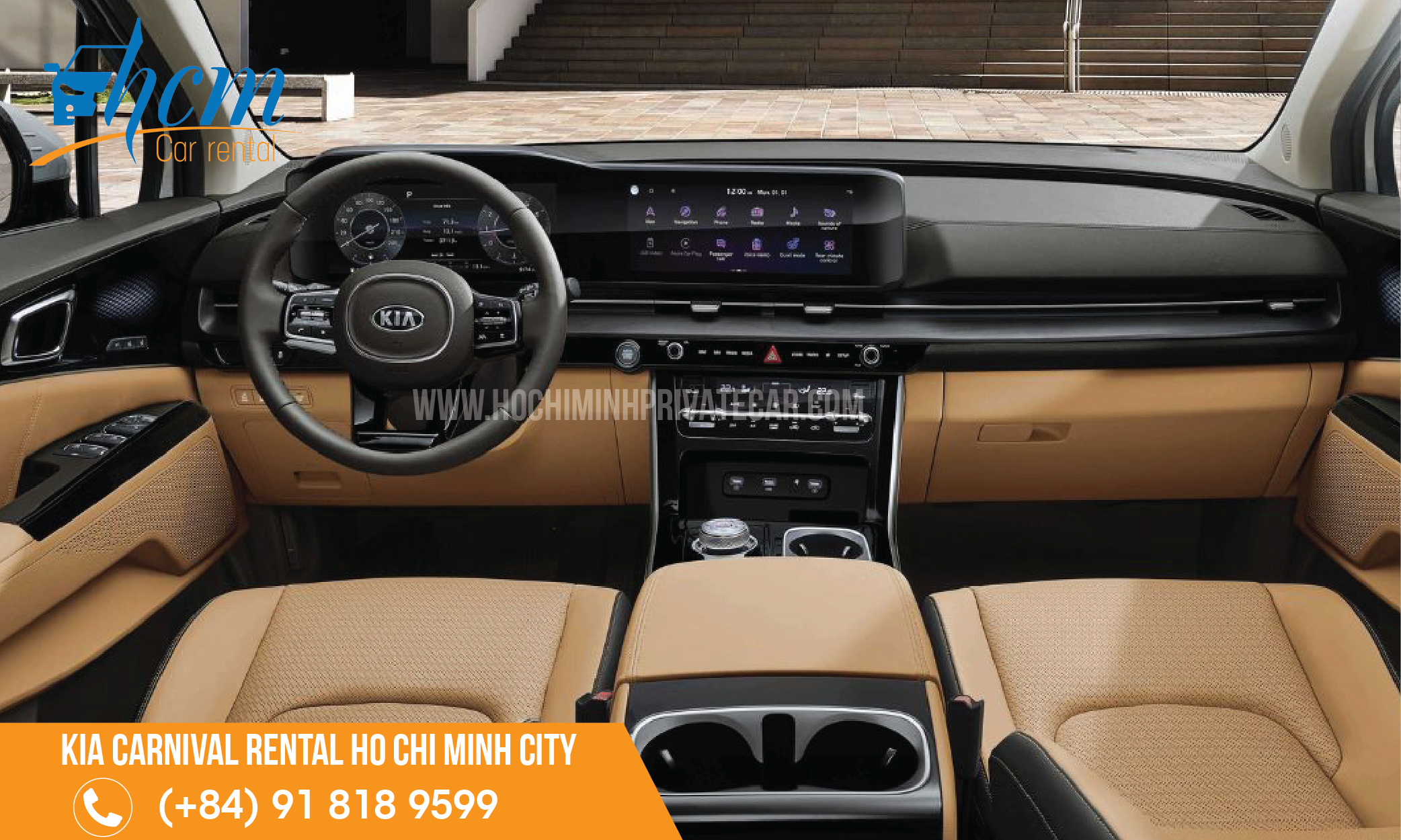 VIP Sedan Kia Carnival Rental Ho Chi Minh City