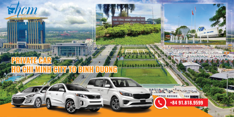 Car rental service for Tourism, Business Trips to Binh Duong