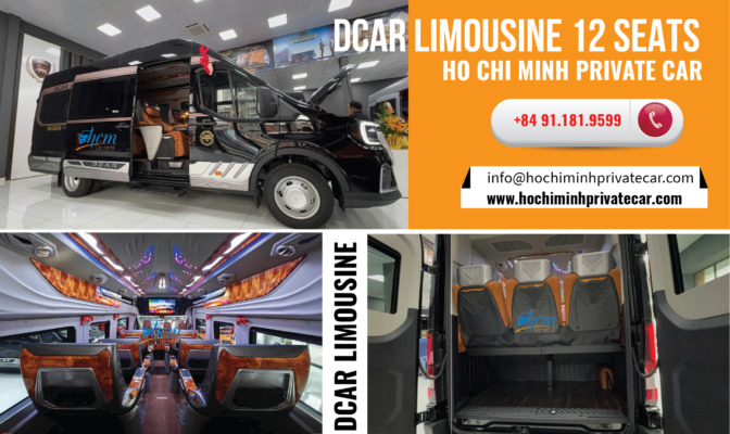 DCAR LIMOUSINE 12 SEATS RENTAL HO CHI MINH CITY