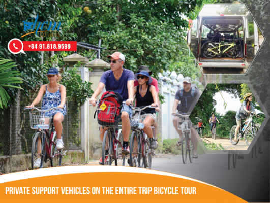 Private Car Support on the Entire Trip Bicycle Tour